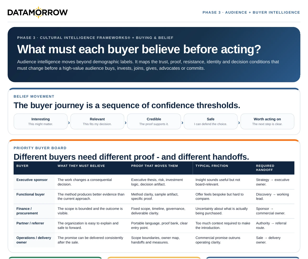 Phase 3 Audience and Buyer Intelligence sample.